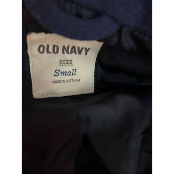 Old Navy Blue Wool Blend Coat - Picture 5 of 7